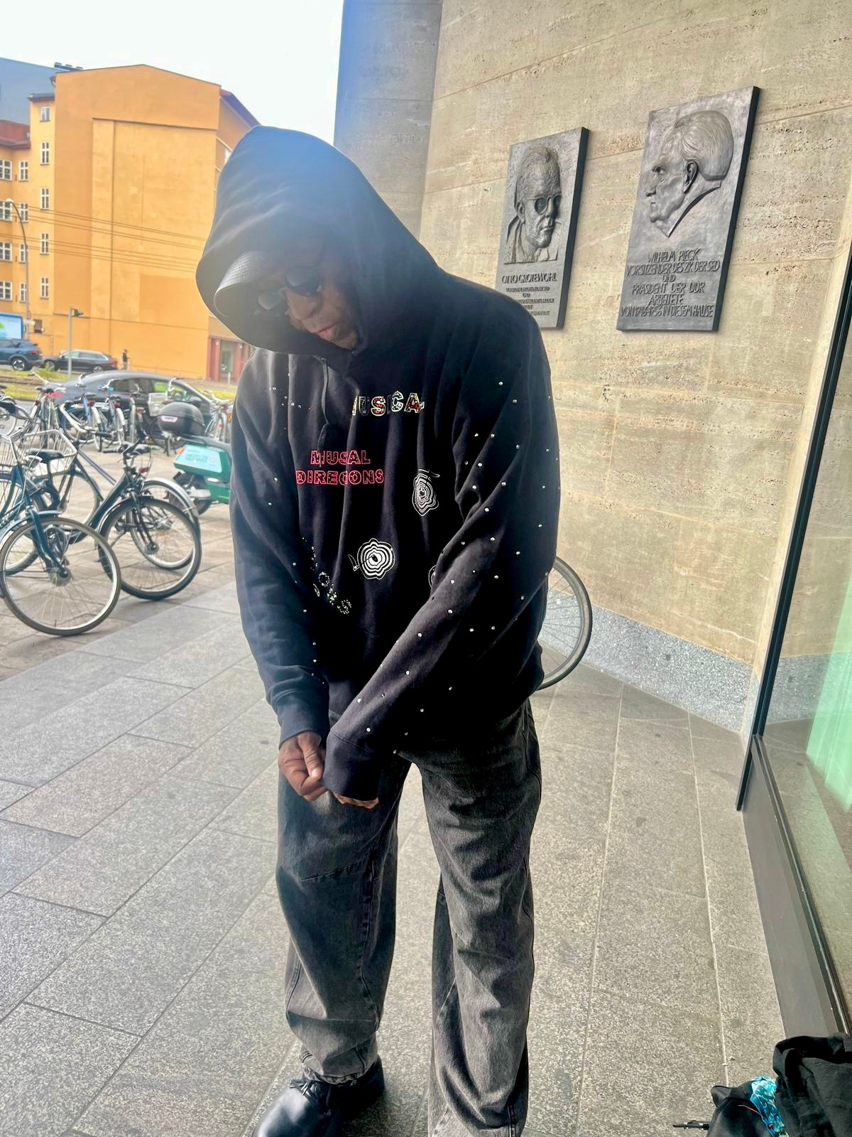 Musical Directions Hooded Sweatshirt – A Unique Handcrafted Piece by Robert Owens (Size XXL)